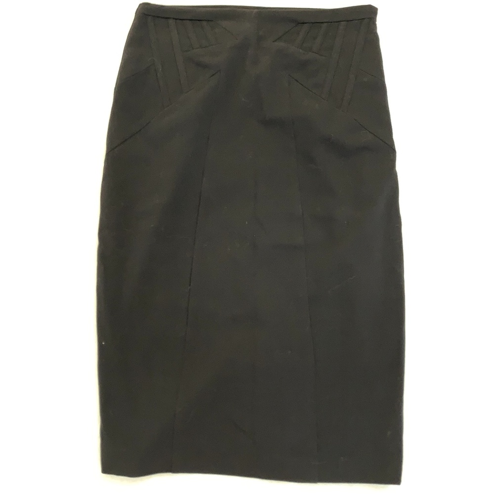 High-waisted pencil skirt